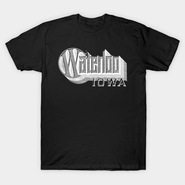 Vintage Waterloo, IA T-Shirt by DonDota